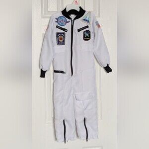 Unisex Kids' (Size Small) 1-Piece Astronaut/Space Suit/Costume/Jumpsuit/Uniform